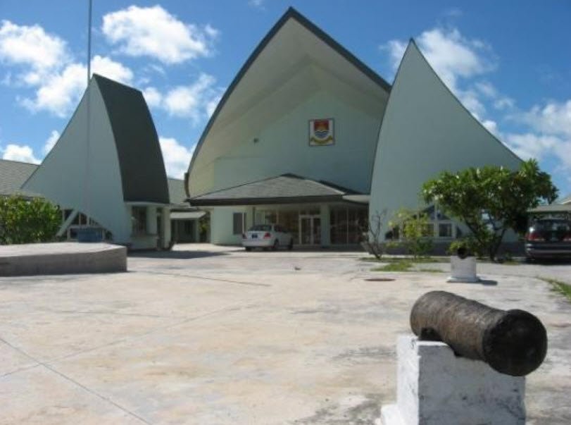 Kiribati Parliament House, Ambo, South Tarawa, Kiribati